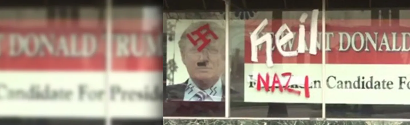 heil DONALD RUS DONALD NAZET For n Candidate F andidate Presid 
