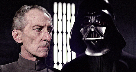 Grand Moff Tarkin and Darth Vader