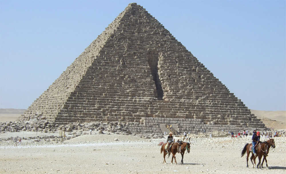 Menkaure's Pyramid, Giza, Egypt