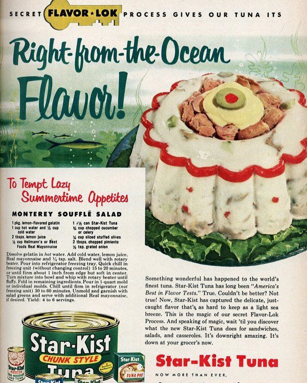 StarKist 1955 ad