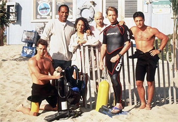 OJ and the cast of Frogmen