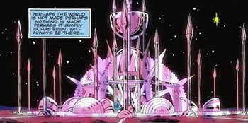 Dr. Manhattan's castle