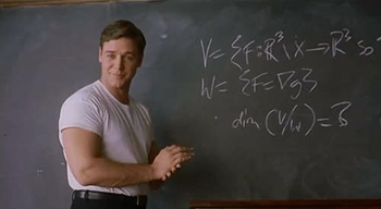 Russel Crowe in A Beautiful Mind