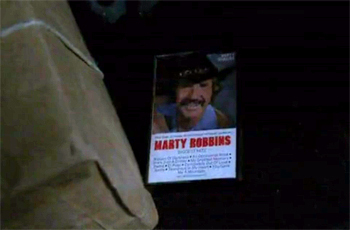 Marty Robbins Smiling in a car