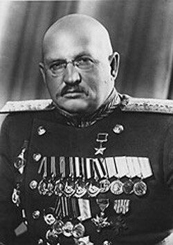 a Russian general with medals