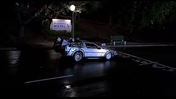 Back to the future delorean