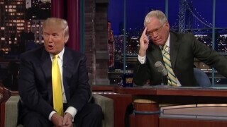 David Letterman Was ‘Thrilled’ to Be Attacked by President Trump