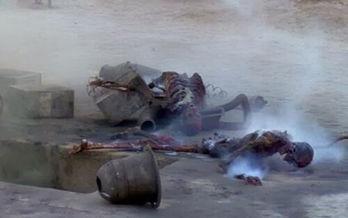 Owen and Beru burned in Star Wars