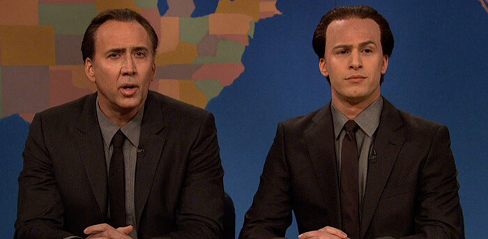 Nic Cage and Andy Samberg SNL