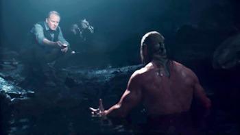 Thor and Stellan Skarsgard