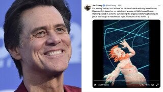 Jim Carrey Quits Twitter With Bizarre, World-Saving Cartoon Send-Off