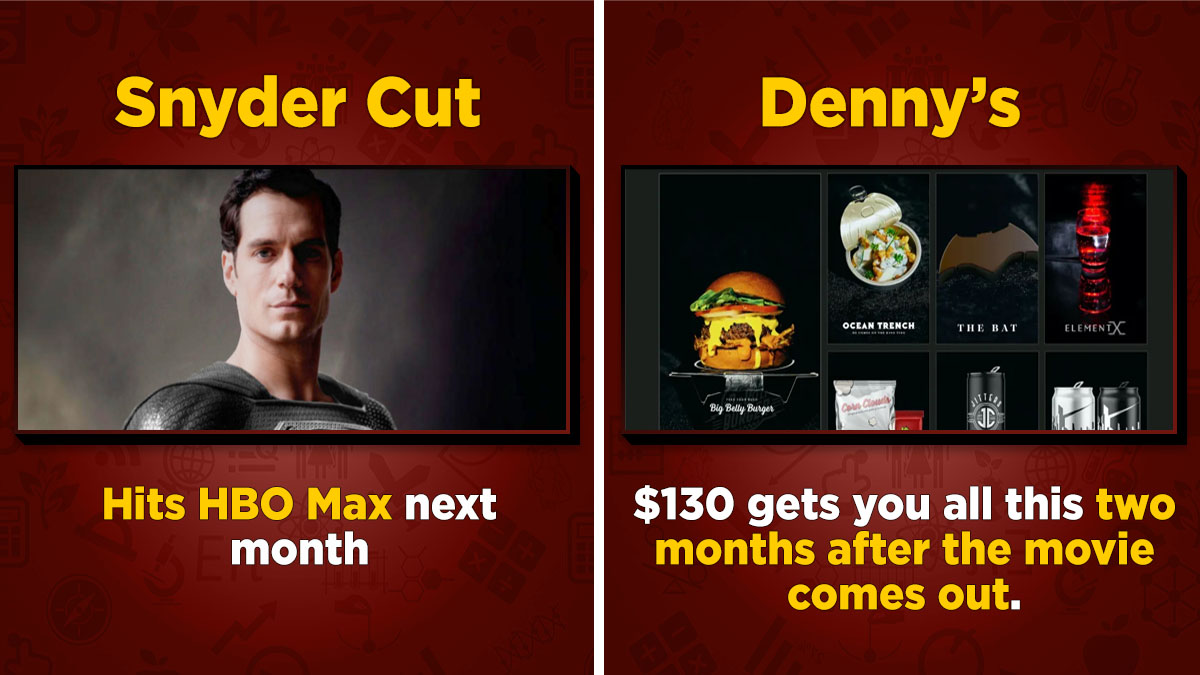 'Justice League: Snyder Cut' Has A Dumb ($130) Food Tie-In