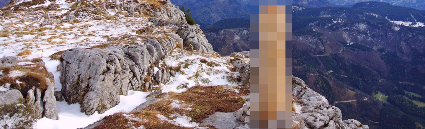 Are Aliens Leaving Wooden Wieners In The Alps? 