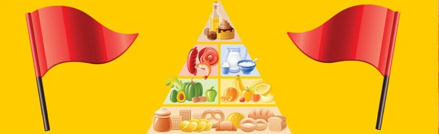 How Red Flags Made Up the Food Pyramid