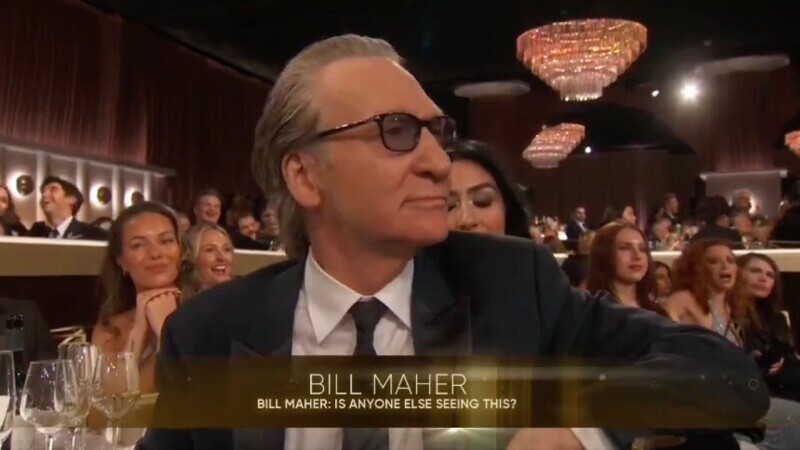 Sore Loser Bill Maher Predicted That "This Woke Town" Would Rig The Golden Globes Against Him