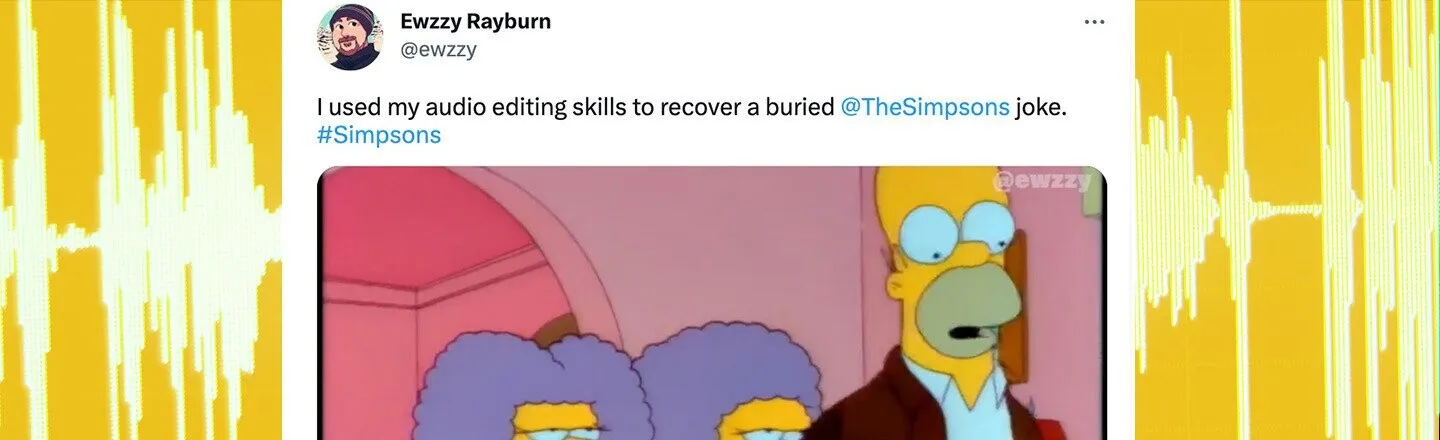 Long Buried ‘Simpsons’ Joke Dug Up By Intrepid Audio Engineer