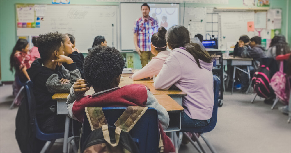 Kids in classroom