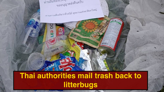 Officials In Thailand Mail Actual Trash Back to Litterbugs