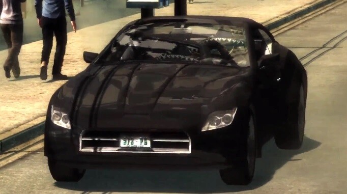 Raiden's car in Revengeance