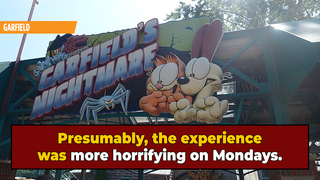 'Garfield's Bizarre Ride You Didn't Know Existed