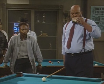Uncle Phil playing pool