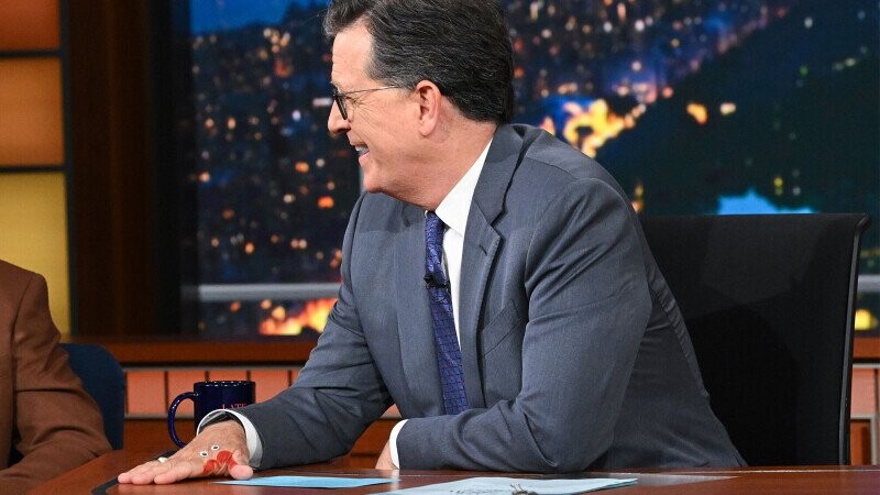 We Now Know Why Stephen Colbert Delivered His Cancellation Announcement With Googly Eyes on His Hand