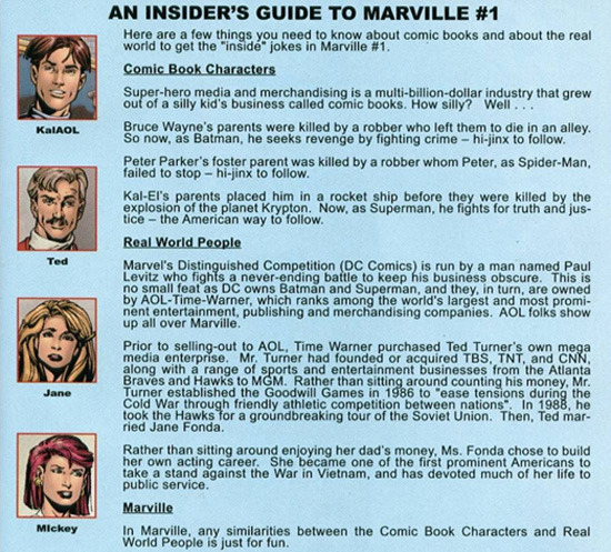 AN INSIDER'S GUIDE TO MARVILLE #1 Here are a few things you need to know about comic books and about the real world to get the
