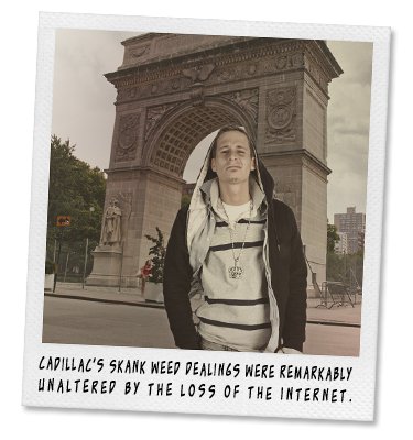 LADILLAL'S SKANK WEEP DEALIN6S WERE REMARKABLY WNALTERED By THE LOSS OF THE INTERNET. 