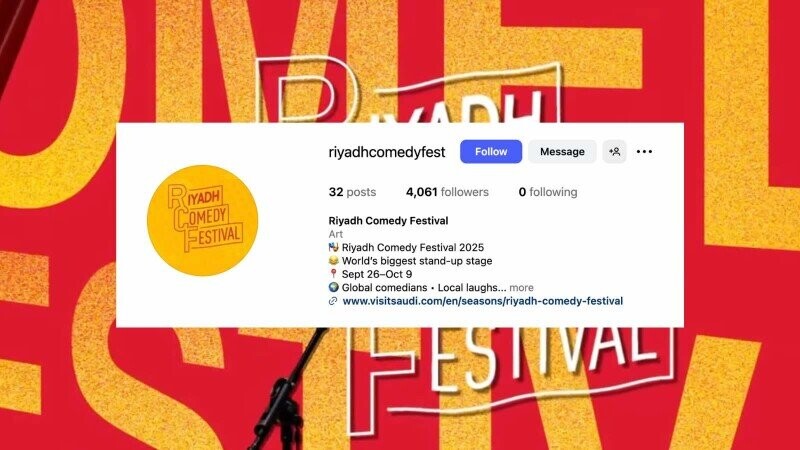 Is This the Real Riyadh Comedy Festival Instagram Account?