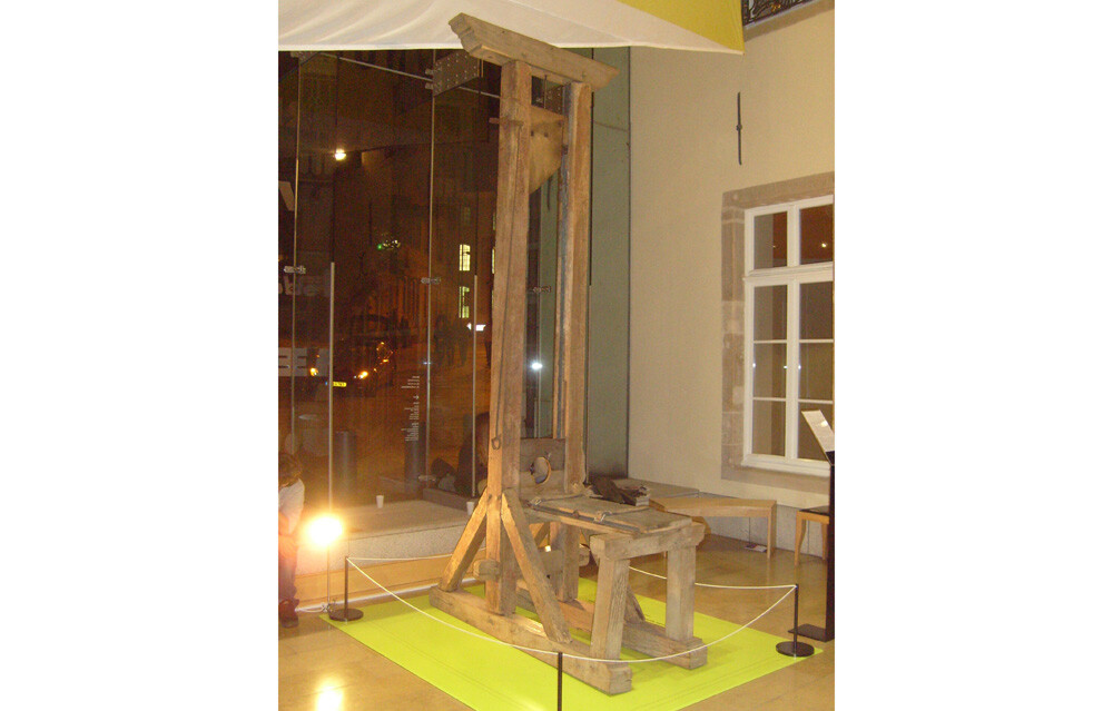 The official Luxembourg guillotine