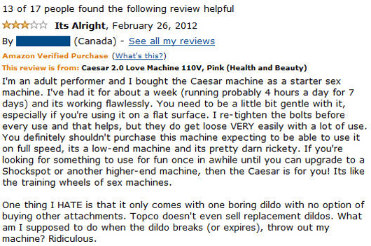4 Ridiculous Sex Machines on Amazon (With Hilarious Reviews) | Cracked.com 4 Ridiculous Sex Machines on Amazon (With Hilarious Reviews) | Cracked.com