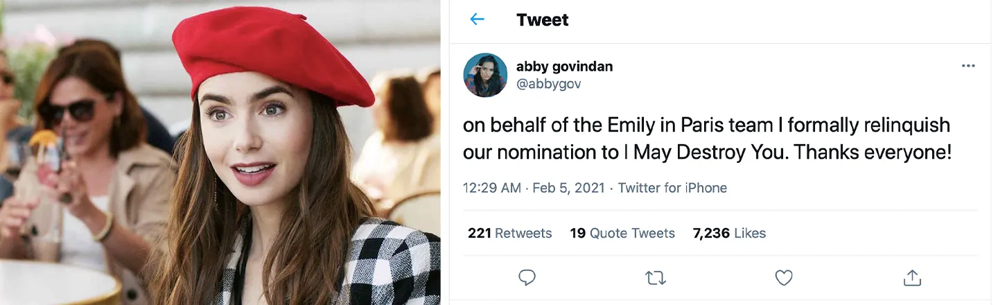 Comedian Claims To Be 'Emily In Paris' Creator on Twitter, Fools Half The Platform