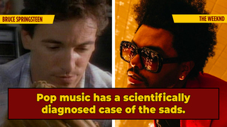 Surprise, Surprise: Pop Music is Getting Sadder