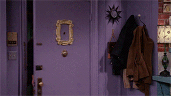 Ross barges into the apartment