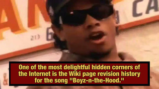 The Bonkers Beef Of The 'Boyz-n-the-Hood' Wikipedia Page