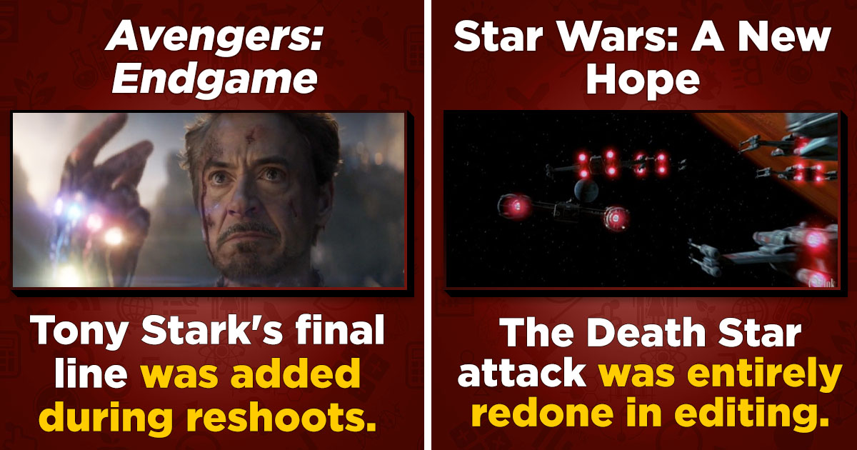 5 Last-Minute Changes To Iconic Movies | Cracked.com