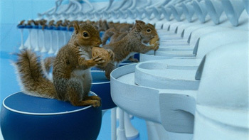 Charlie and the Chocolate Factory squirrels