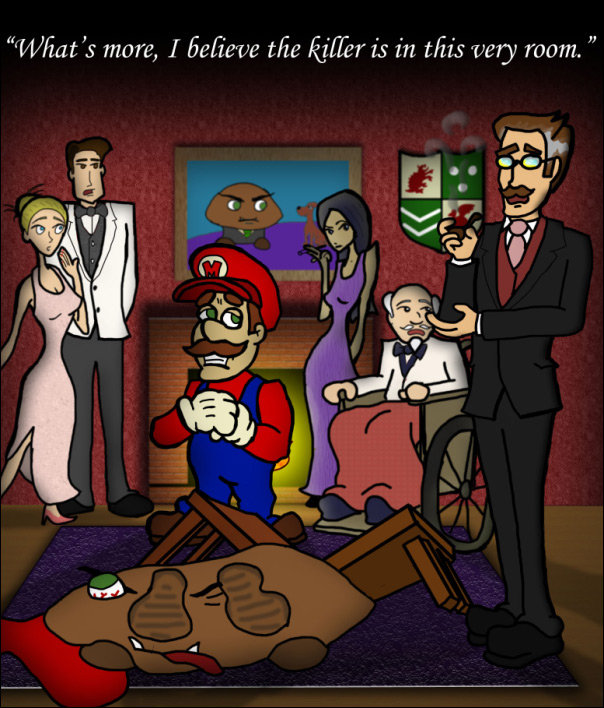 What's more, I believe the killer is in this very room. 