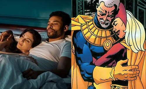 Lyta and Hector Hall in Netflix's The Sandman and DC Comics.