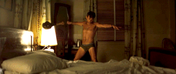 Martin Sheen dancing in Apocalypse Now