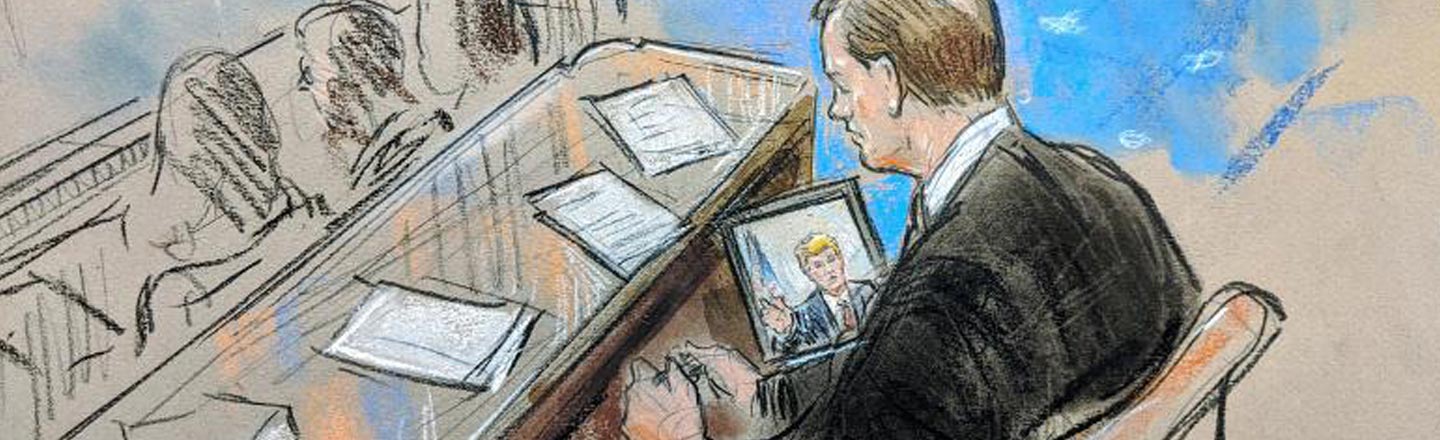 Dumb Courtroom Sketches: The Impeachment Coverage We Deserve