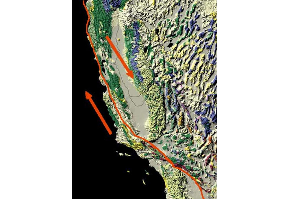 USGS diagram of San Andreas Fault