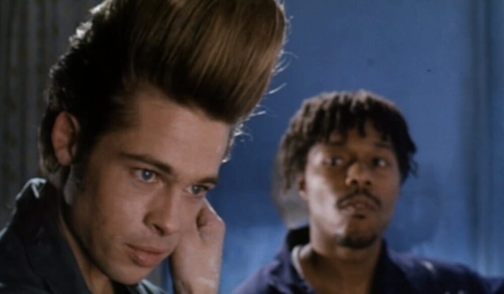 Brad Pitt hair in Johnny Suede