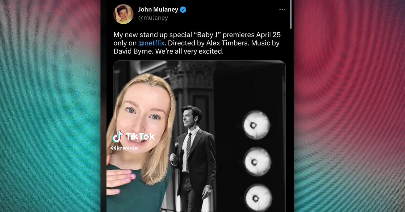 TikToker Claims That John Mulaney Named His Special ‘Baby J’ As Search Engine-Optimizing Distraction From His Baby Mama Drama