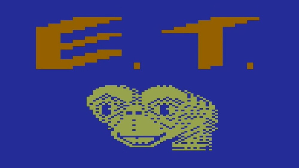 E.T. Atari title screen - The (Unintentional) Hand Activision Played In The '80s Video Game Crash