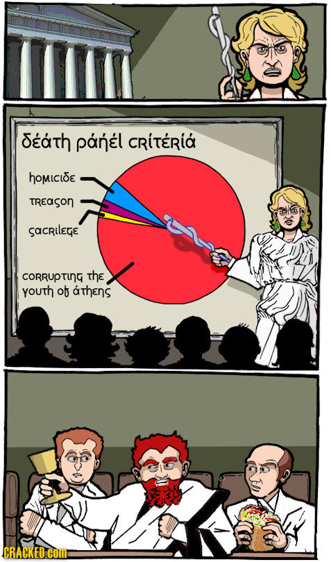 death panel CRITERiA homicie TREaSoN SaCRilEGE coRRupTinG the youTh of athens CRACKED.coM 