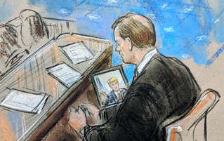 Dumb Courtroom Sketches: The Impeachment Coverage We Deserve