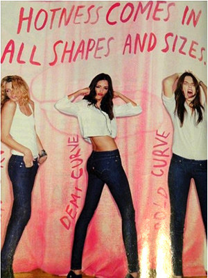 HOTNESS COMES IN ALL SHAPES AND SIZES CURVE CURVE DEMT DID 