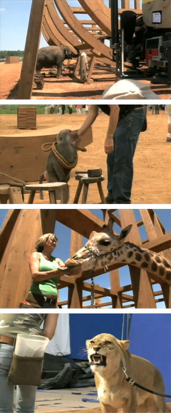 Evan Almighty behind the scenes