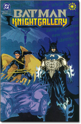 While DC alood BATMAN IGHT GAILLERY crea t desig image new identitv, ego